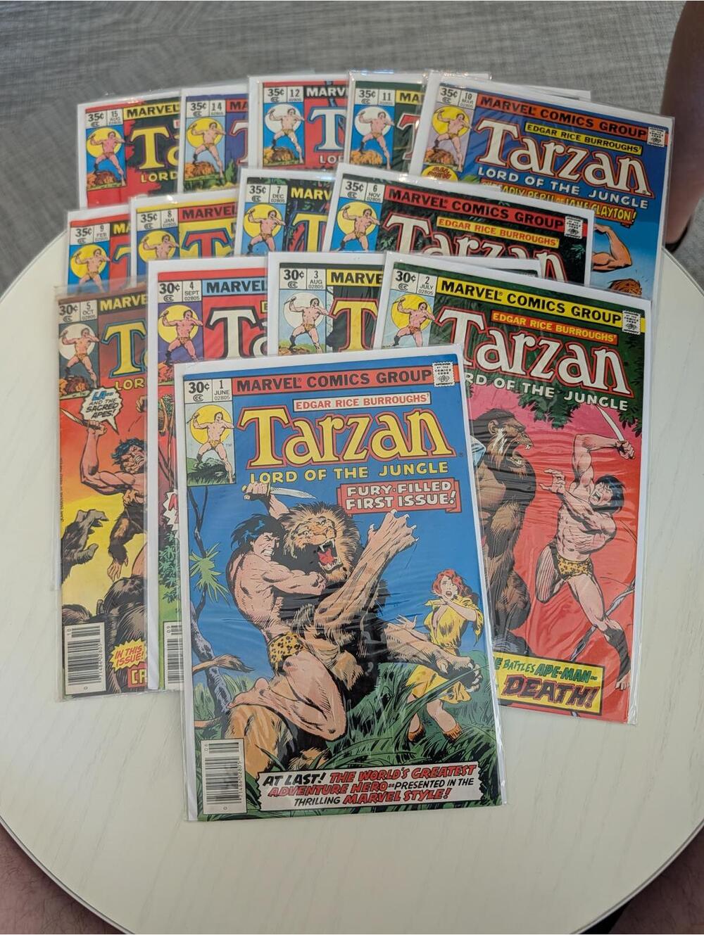 Tarzan Lord of the Jungle Comic Book Collection 1 - 12 & 14 & 15